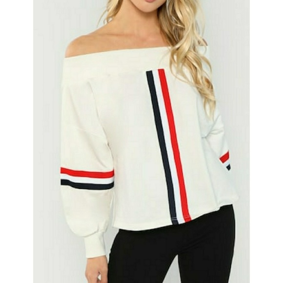 VIVA Tops - ⬇️VIVA | Off Shoulder Sweatshirt